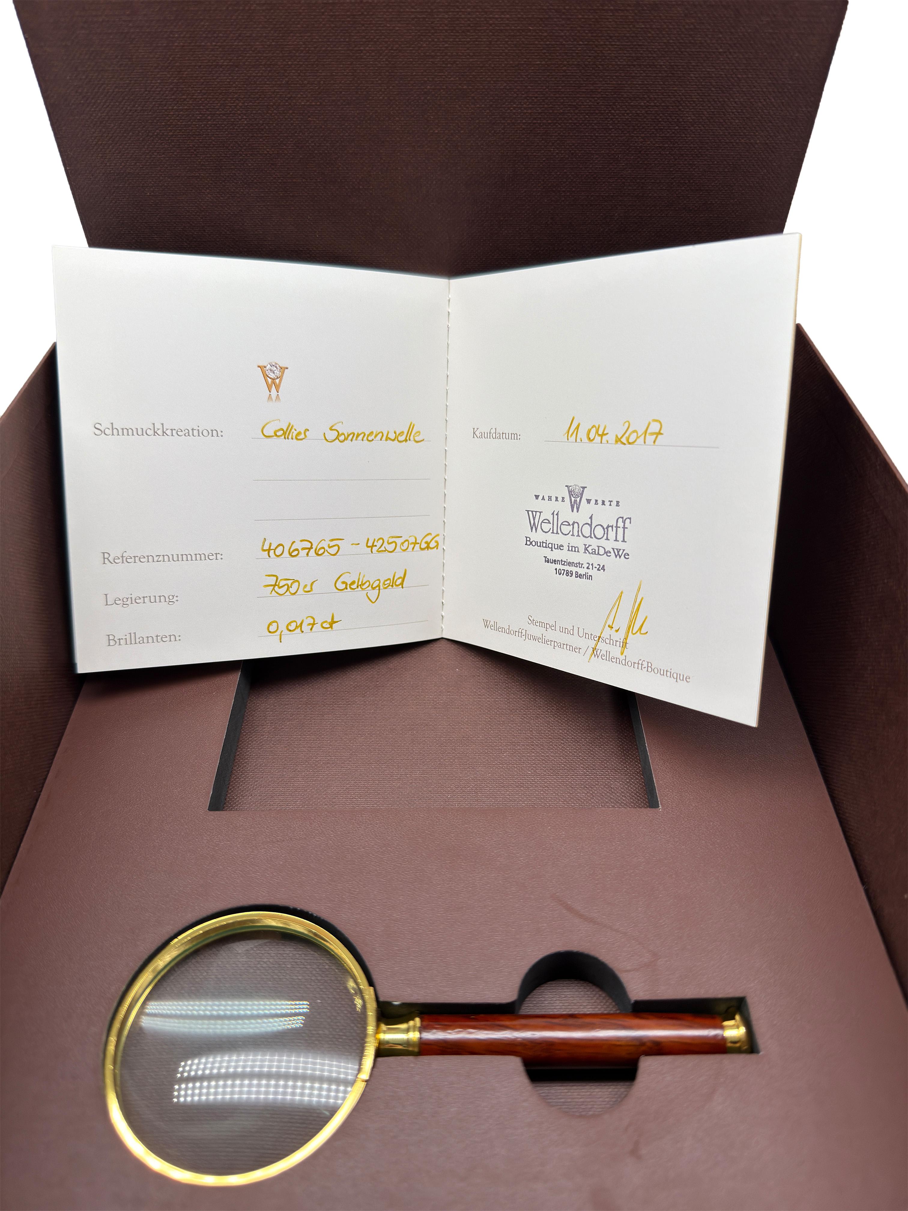 Wellendorff 18k Gelbgold Anhänger und Medaille im Angebot 2