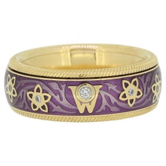 Anillo Wellendorff de diamantes berenjena talla H (47)