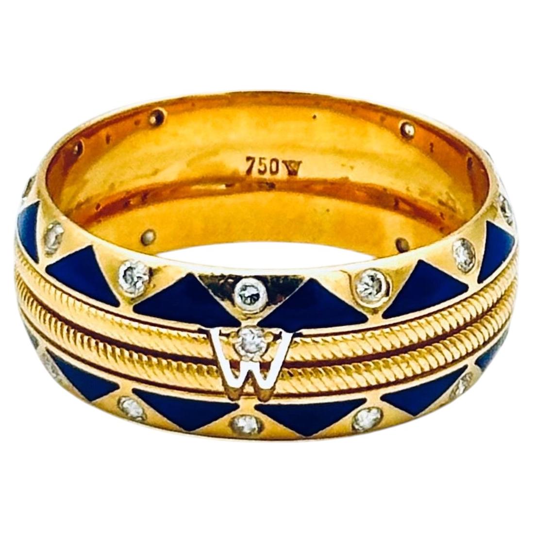 What is an enamel ring?