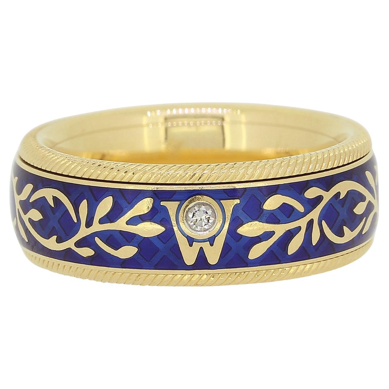 Wellendorff Forget-Me-Not Diamond Ring Size I (48) For Sale