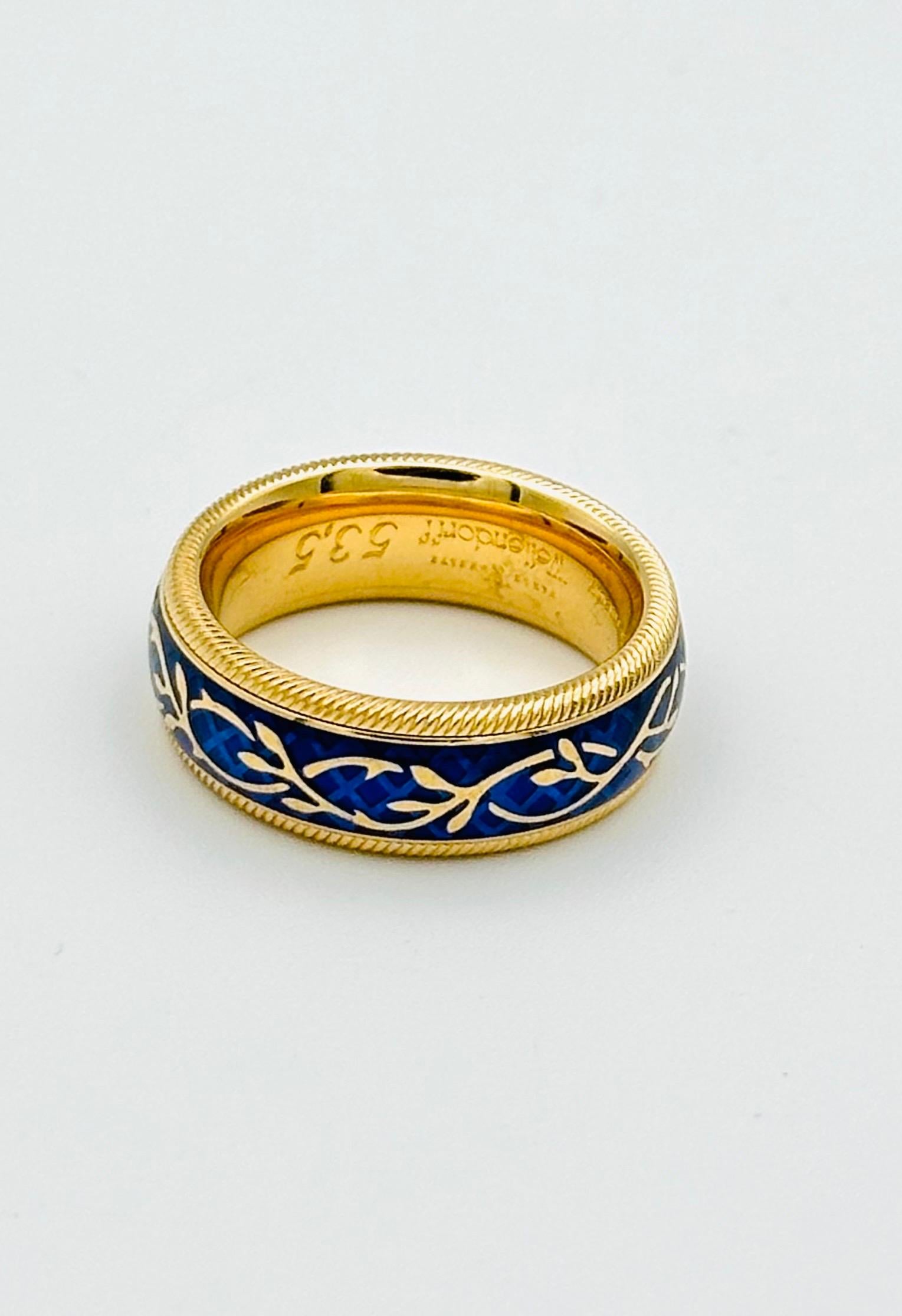 Wellendorff Forget Me Not Ring Size 53.5 en vente 11