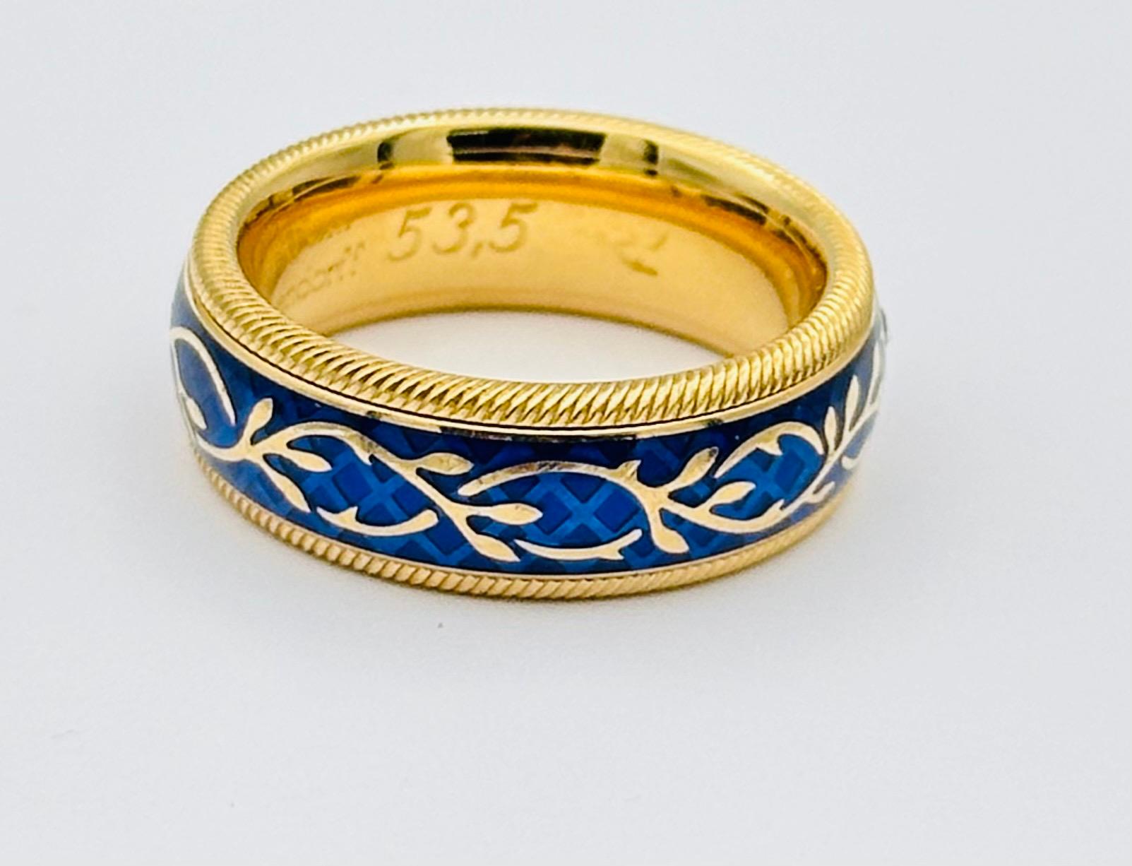 Wellendorff Forget Me Not Ring Size 53.5 Pour femmes en vente