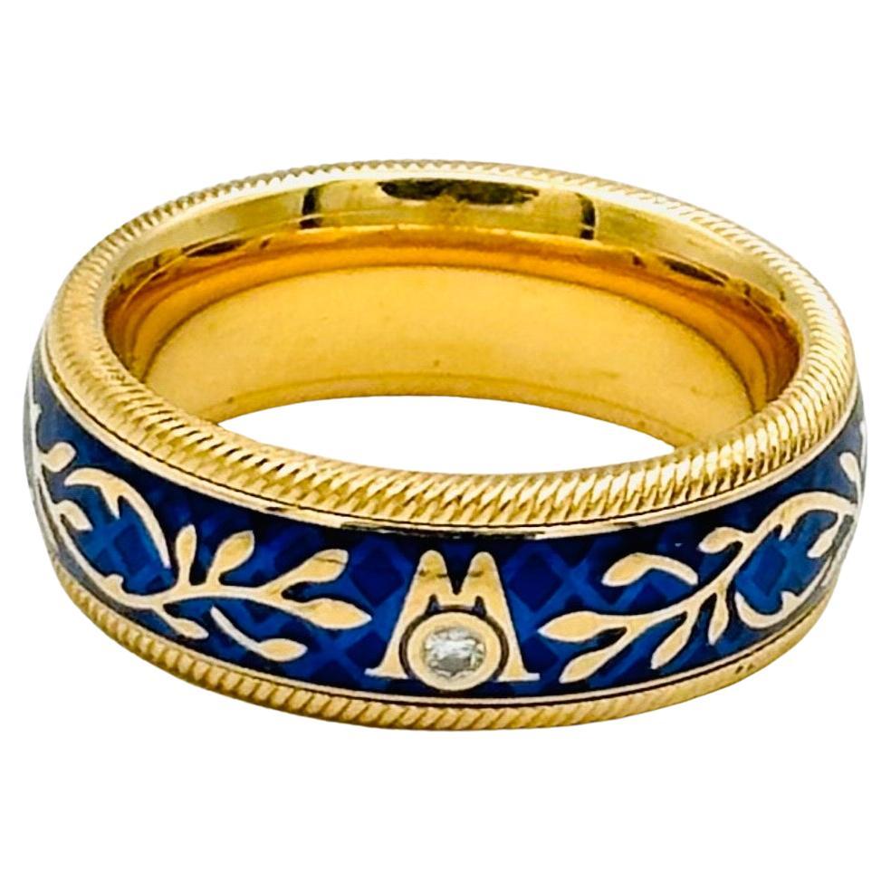 Wellendorff Forget Me Not Ring Size 53.5 en vente