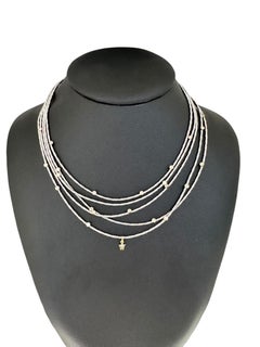 Wellendorff Collier Morgensonne en or jaune et blanc avec diamants