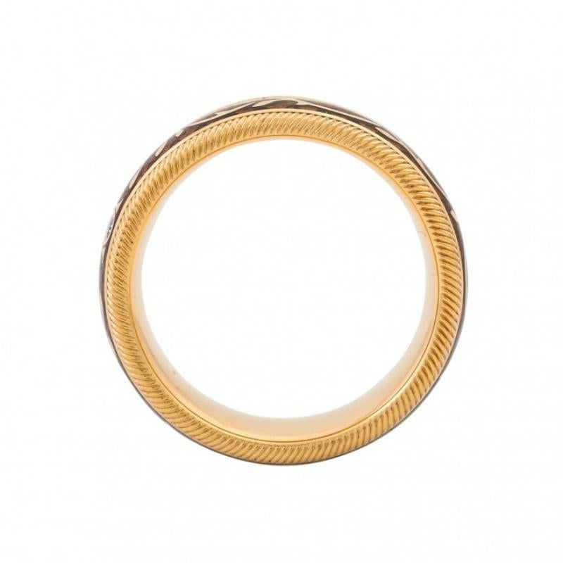 Modern Wellendorff Ring 'Caramel'