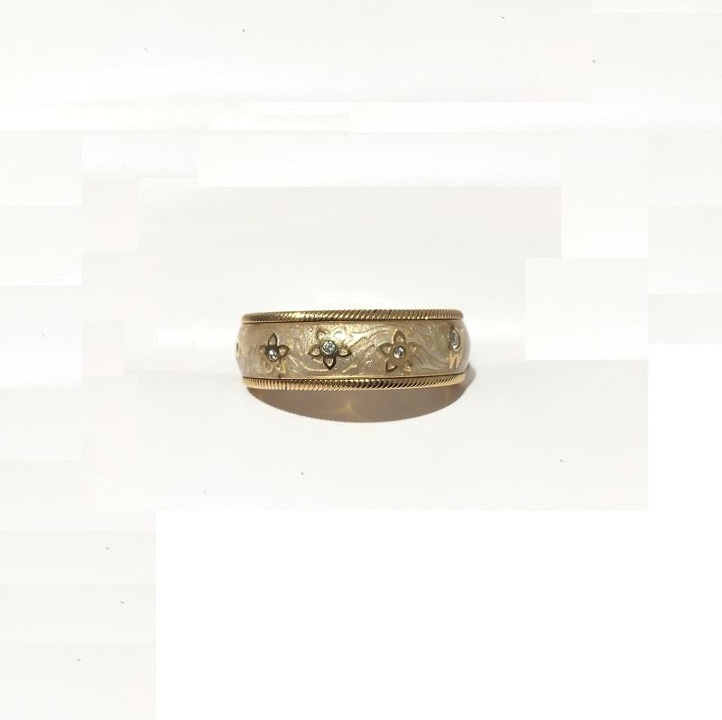 Wellendorff Silken Sheen Flower Ladies Ring 66891 In New Condition For Sale In Wilmington, DE