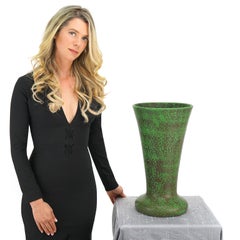 Weller Art Deco Coppertone Monumental Glaze Vase