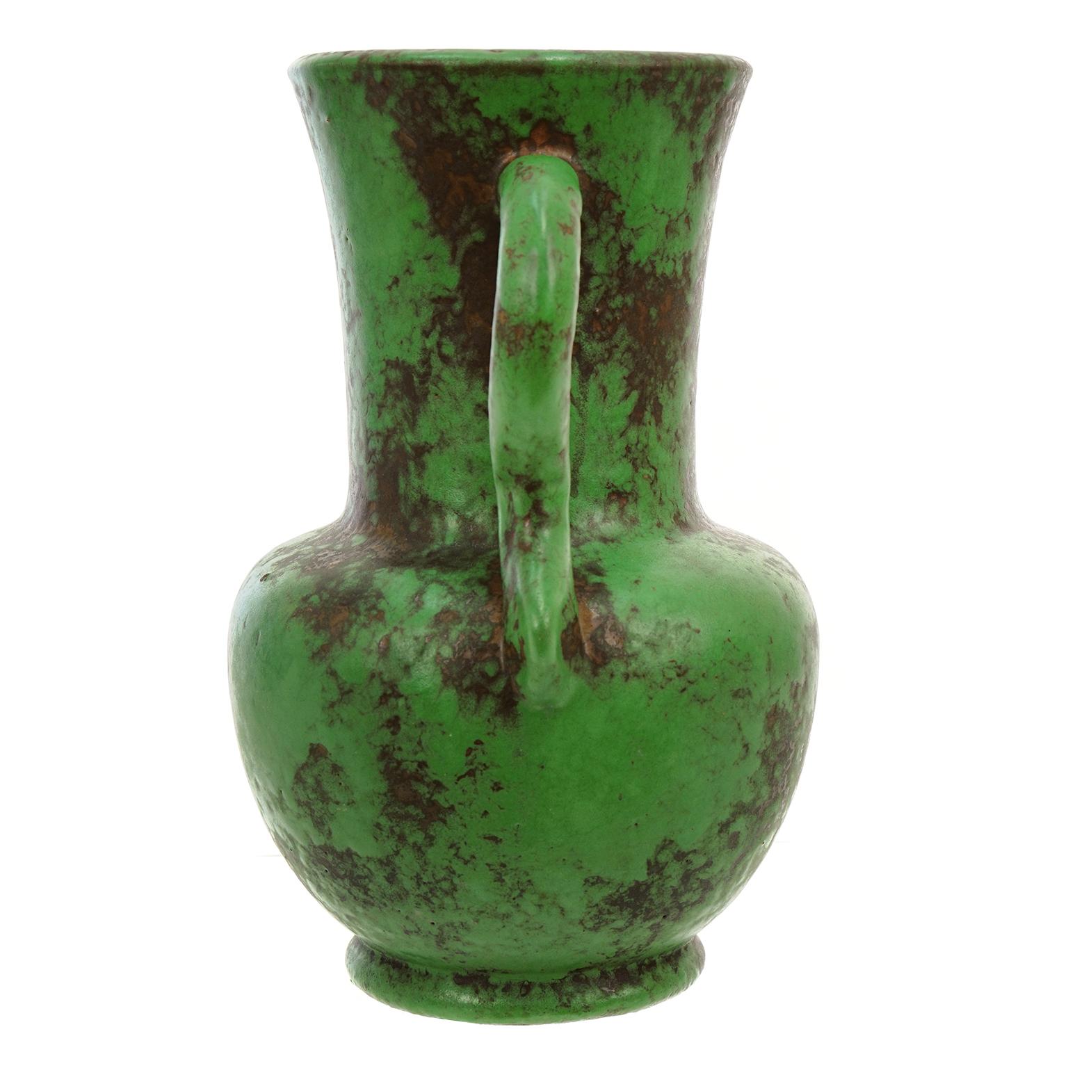 Weller Coppertone Glaze Double Handle Vase 2
