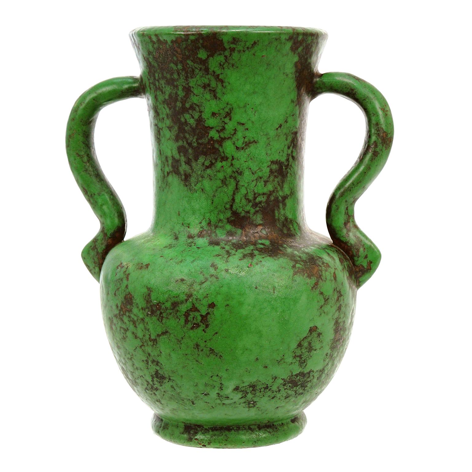 Weller Coppertone Glaze Double Handle Vase