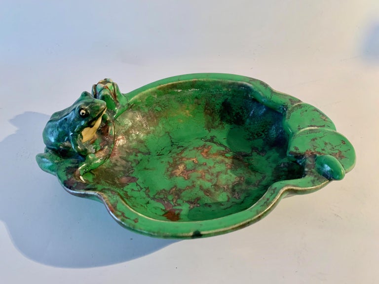 Ceramic Flower Frog Bowl