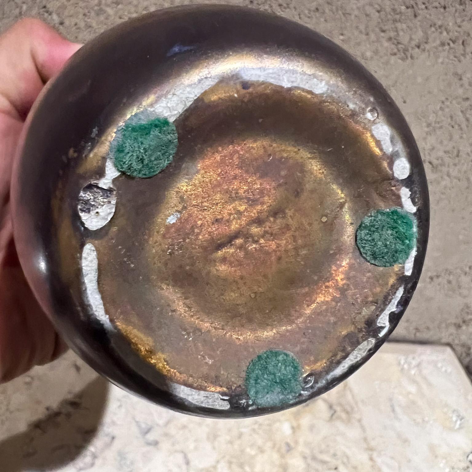 Weller Pottery Lasa Vaso d'oro smaltato Paesaggio artistico in vendita 2