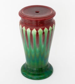 Weller Pottery Polychrom glasiert Jardiniere Stand