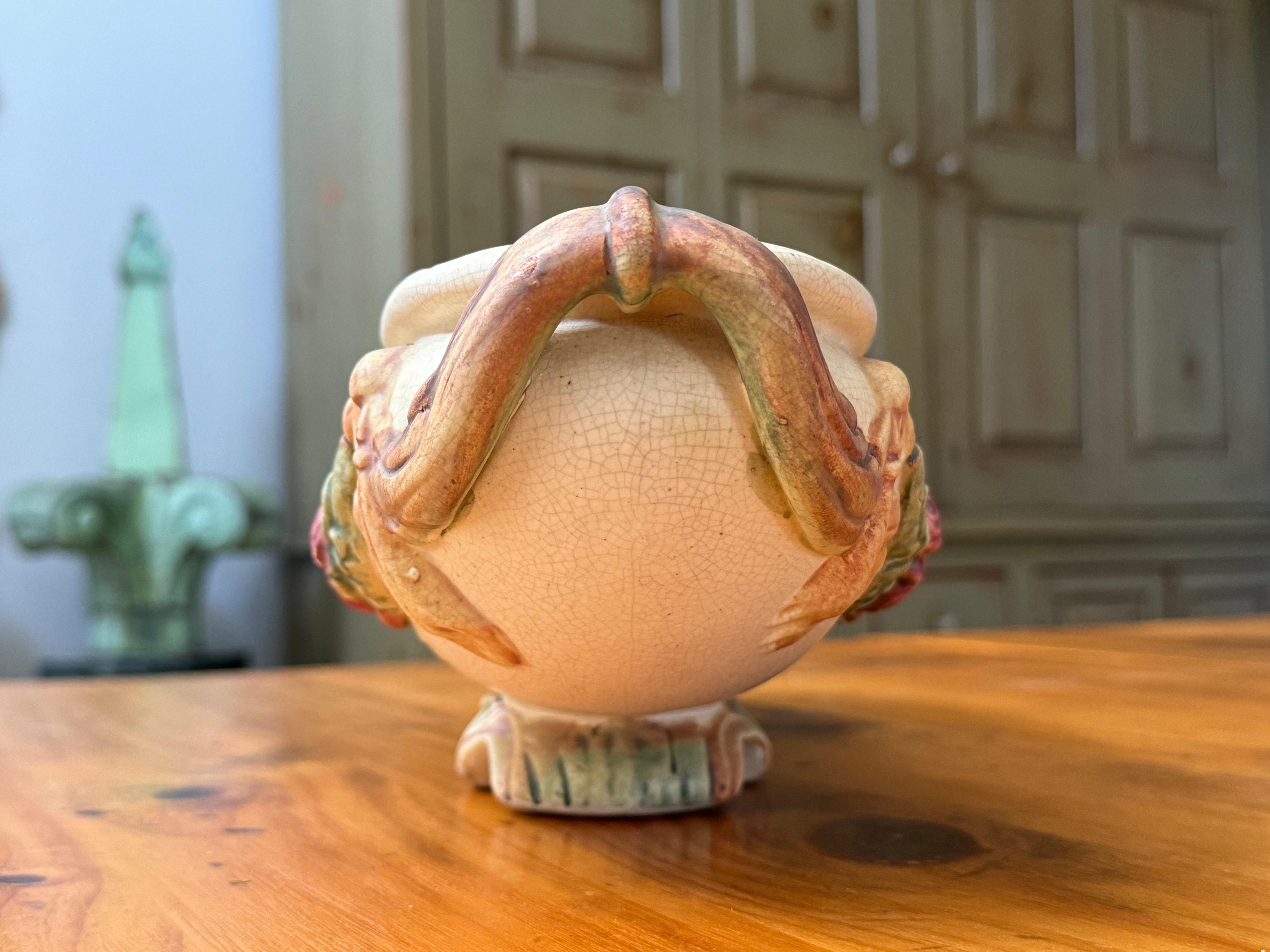 Jardinière ou compote Roma de Weller Pottery en vente 4