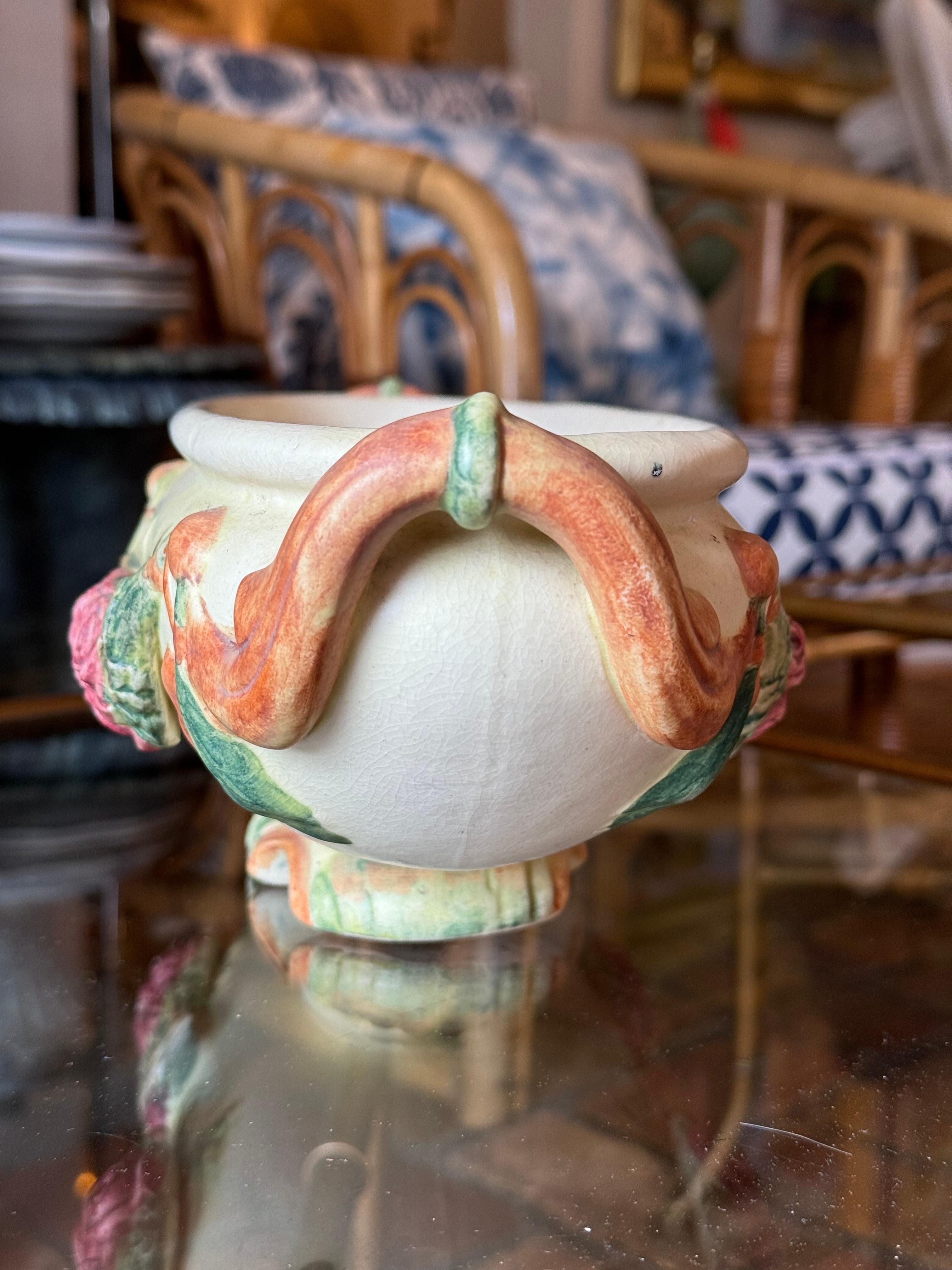 Jardinière ou compote Roma de Weller Pottery en vente 7