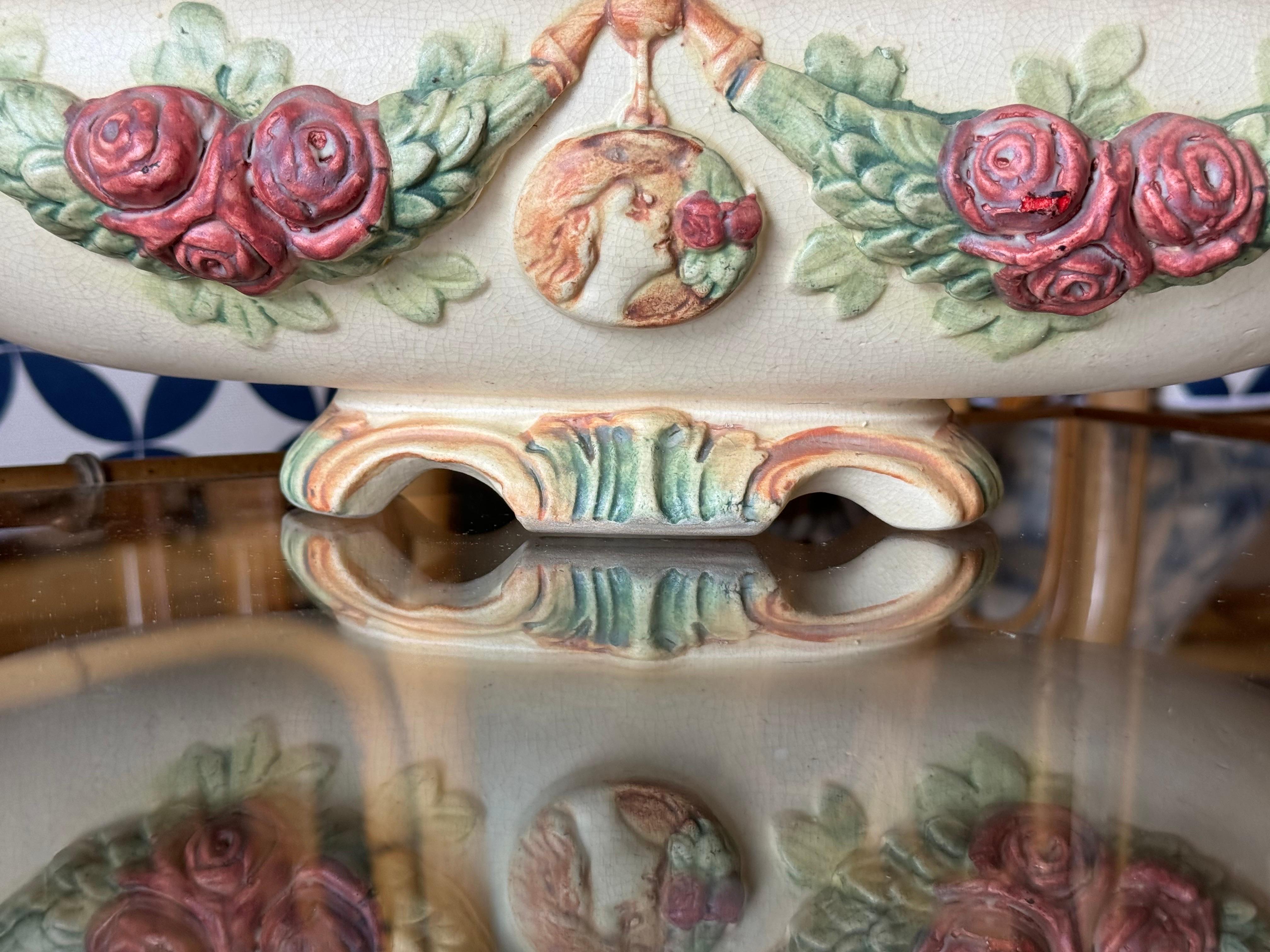 Jardinière ou compote Roma de Weller Pottery en vente 1
