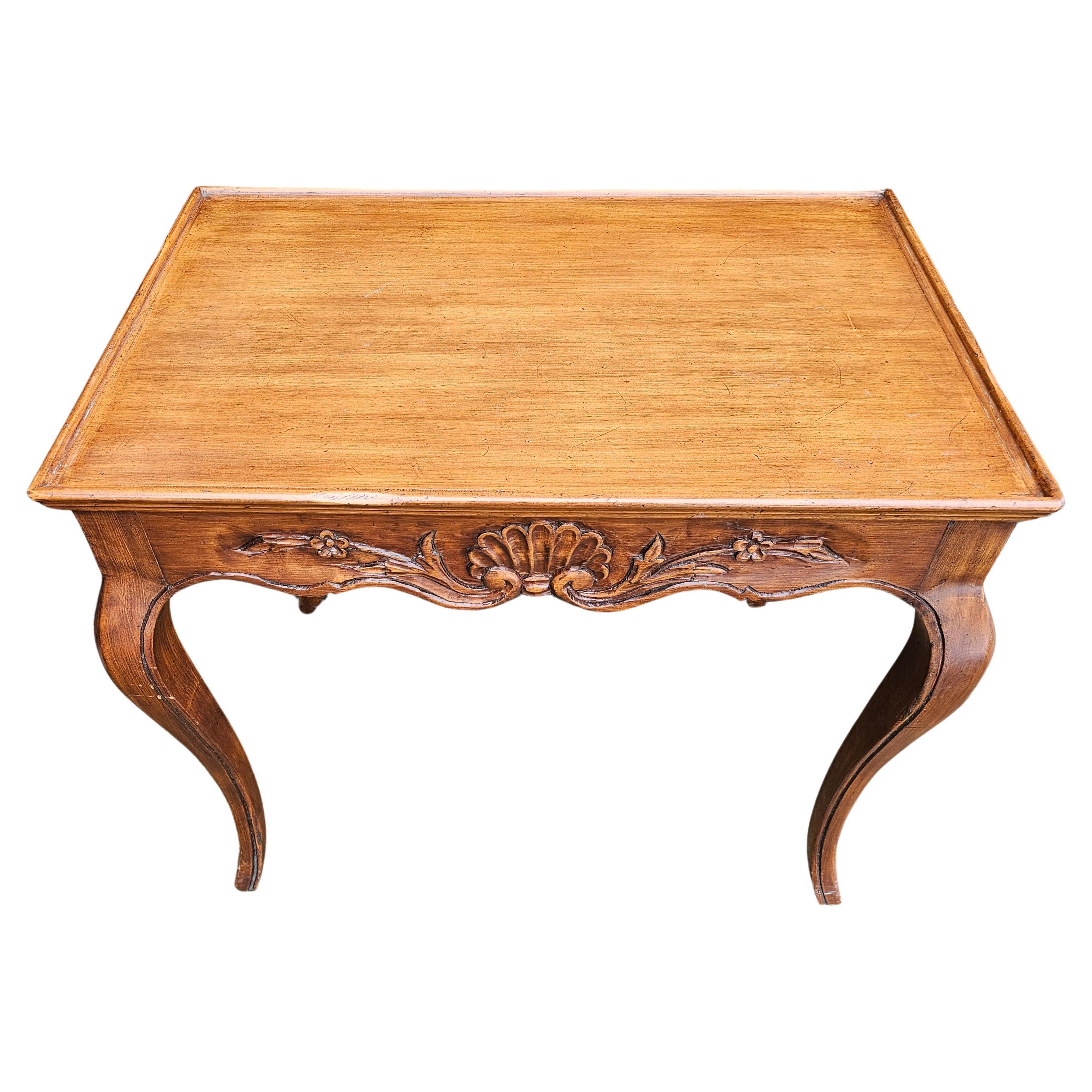 Arts and Crafts Wellesley Guild Handcrafted and Hand Carved Side Table For Sale