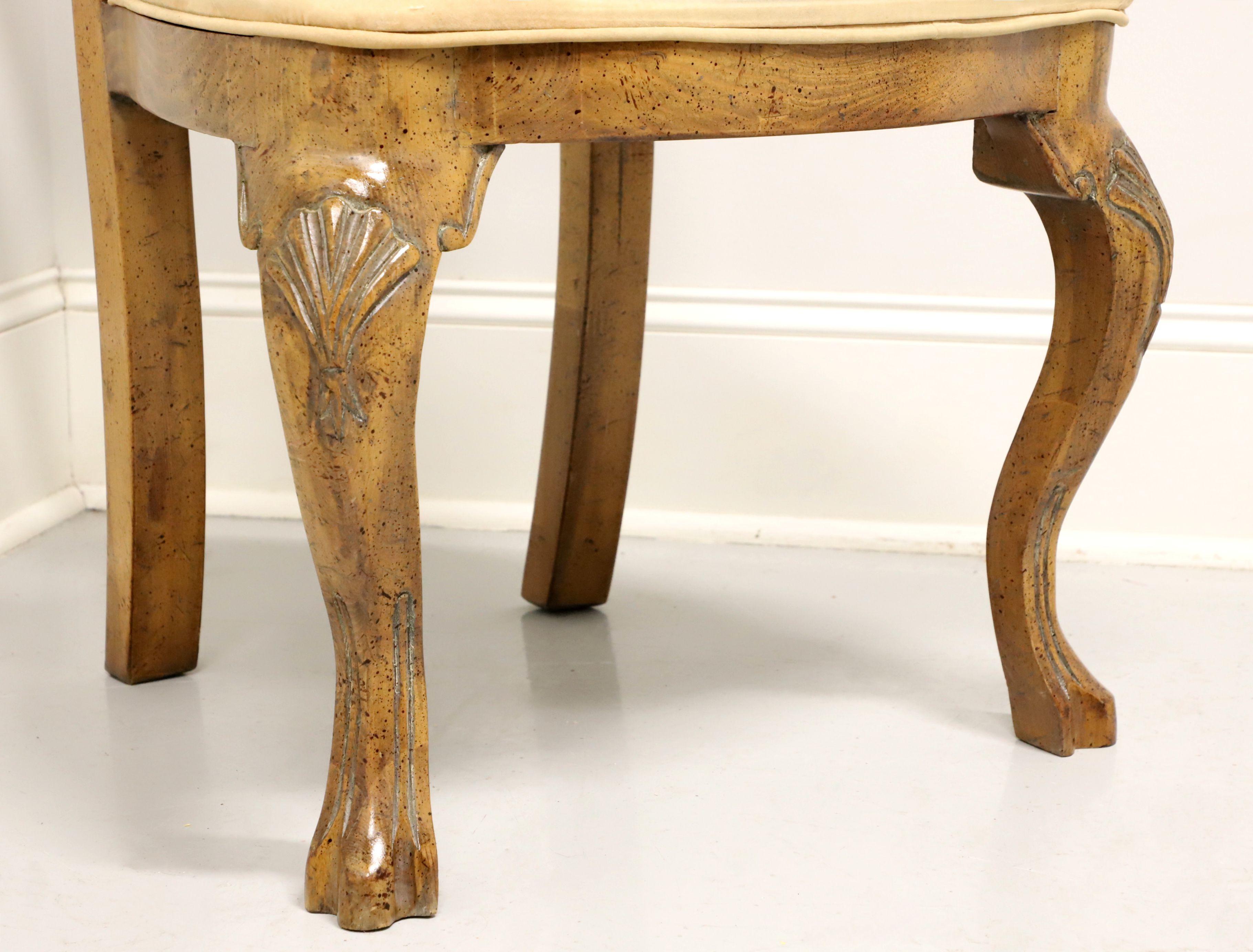 20th Century WELLESLEY GUILD Walnut French Country Side Chair For Sale