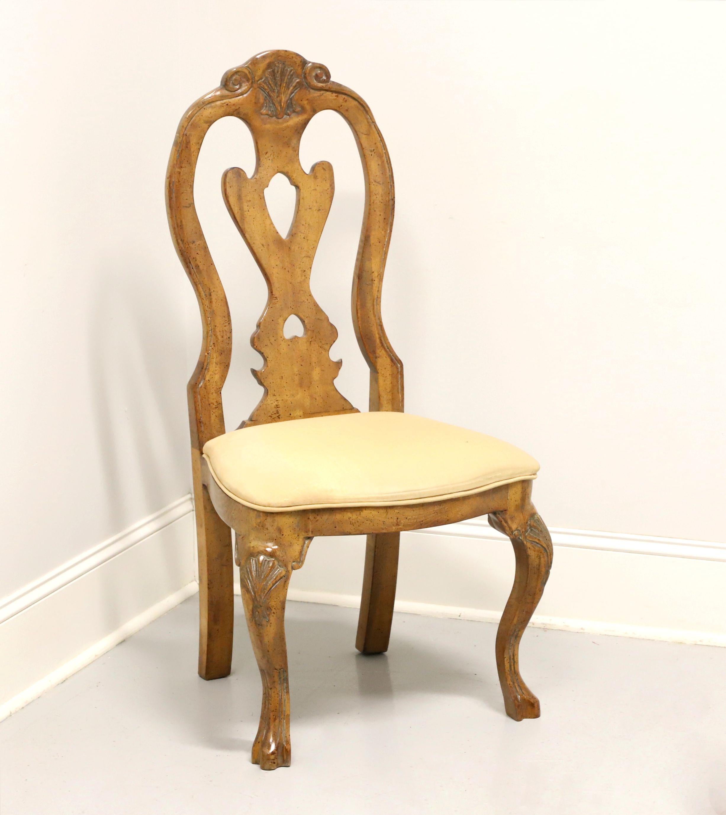 WELLESLEY GUILD Walnut French Country Side Chair For Sale 1