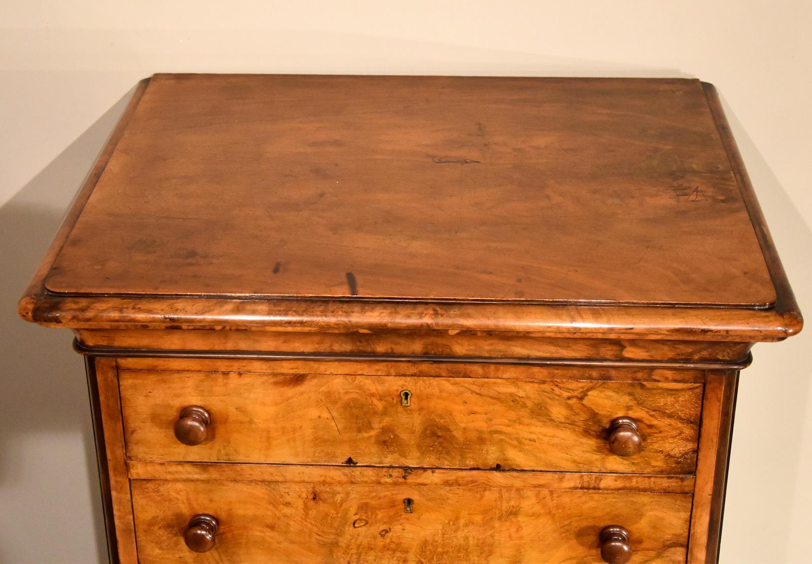 19th Century Wellington Chest Stamped Edwards and Roberts