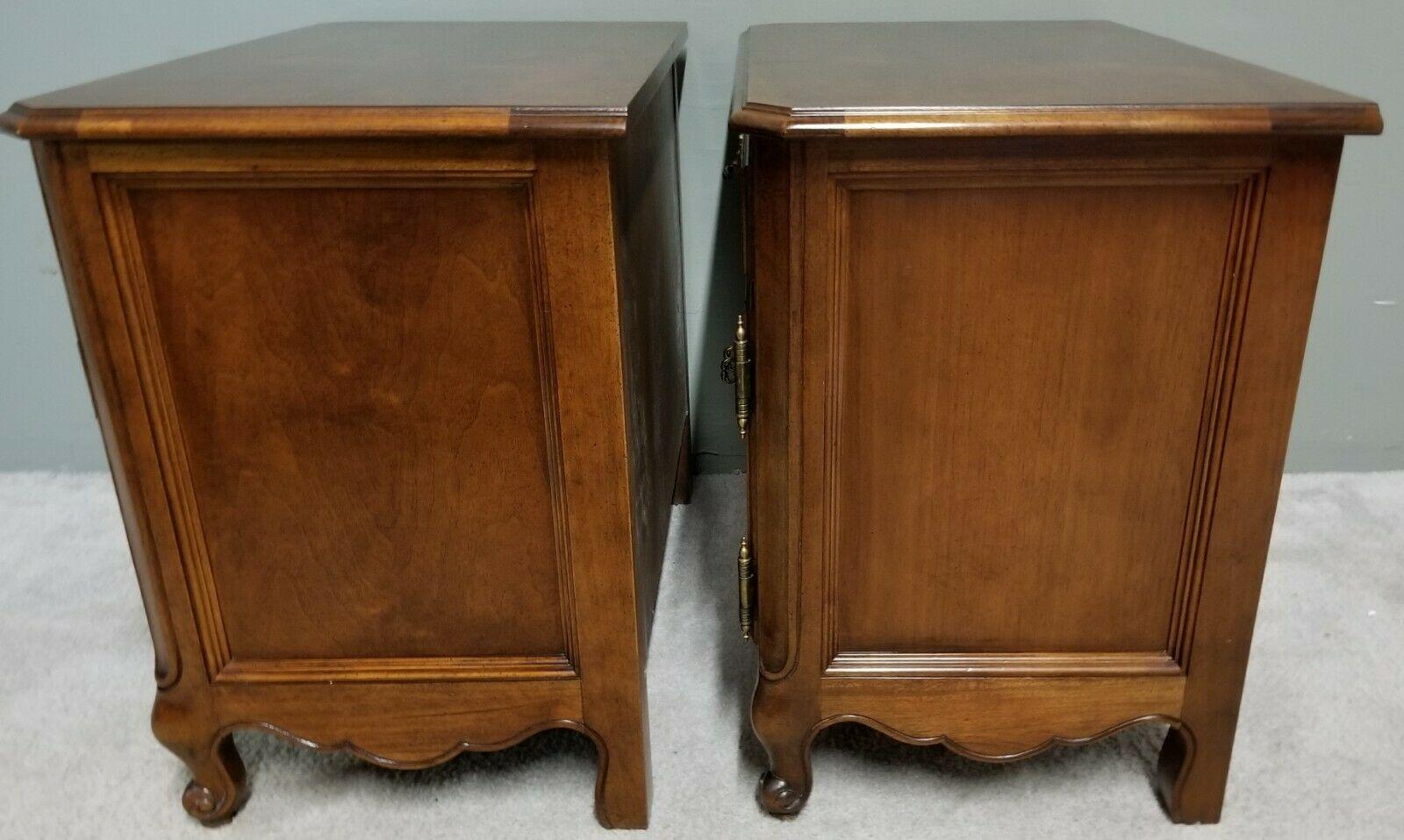 Wellington Hall French Provincial Solid Mahogany Nightstands 3