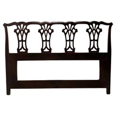 Used WELLINGTON HALL Mahogany Chippendale Queen Size Headboard