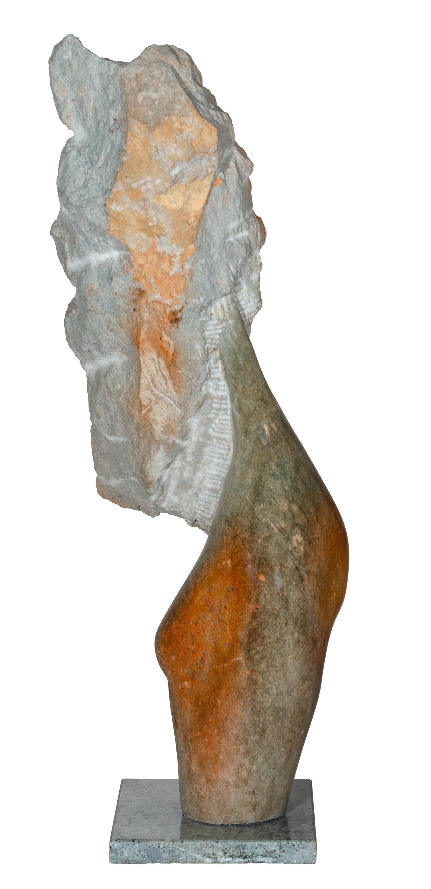 'Dancing in the Wind' original Shona stone sculpture by Wellington Karuru For Sale 3