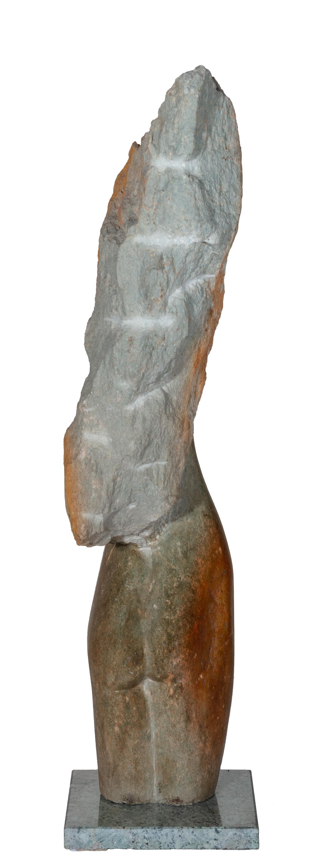 'Dancing in the Wind' original Shona stone sculpture by Wellington Karuru For Sale 4