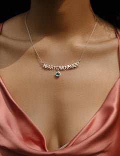 Wellness Self Care Kit with 1.50 Carat London Blue Topaz White Gold Necklace