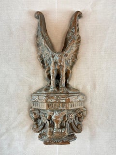 Wells Fargo Building Painted Cast Iron Winged Mountain Lion Grotesque, c. 1900