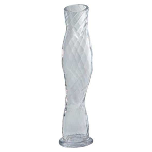 Wells III Vase Colorless 49hcm By Driade, Borek Sipek