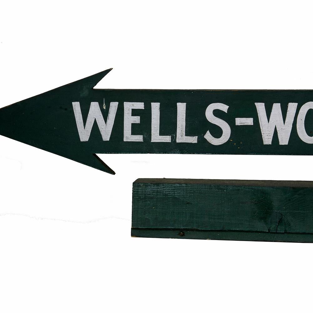 American Wells-Wood Golf Club Sign For Sale