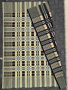 Welsch Hand Woven 1950s Blanket or Throw