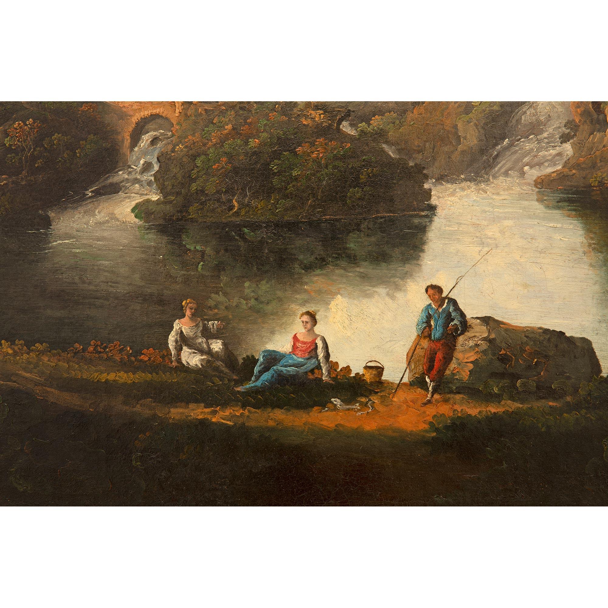 Welsh 18th Century Oil On Canvas Painting By Richard Wilson For Sale 2