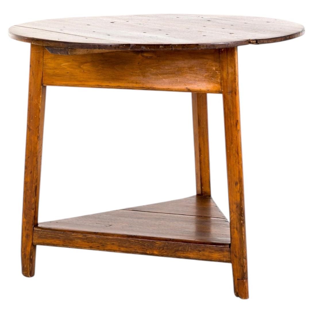 Welsh 19th Century Pine Cricket Table For Sale