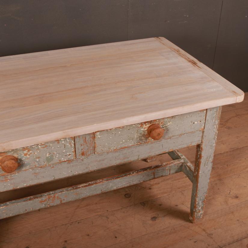 19th Century Welsh 2-Drawer Side Table
