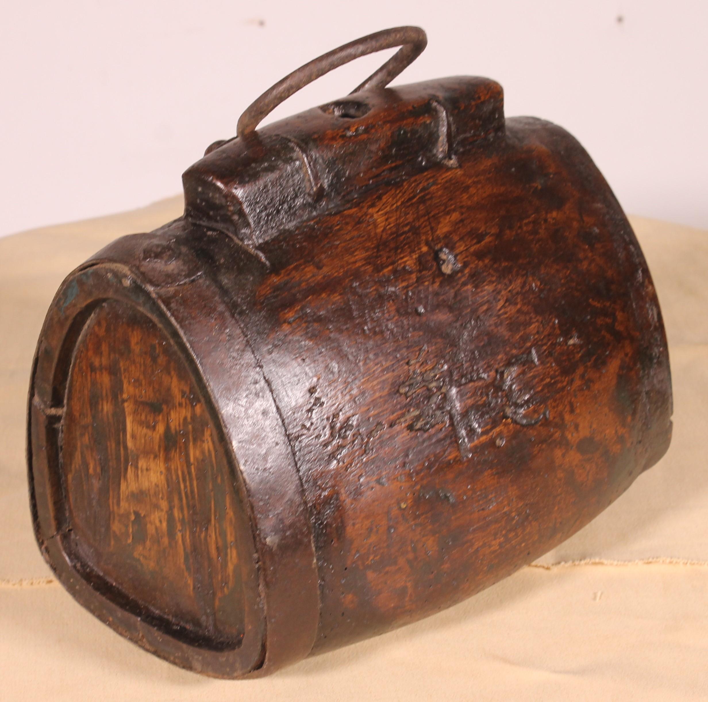 Bois Flacon de cidre gallois - 18ème siècle en vente