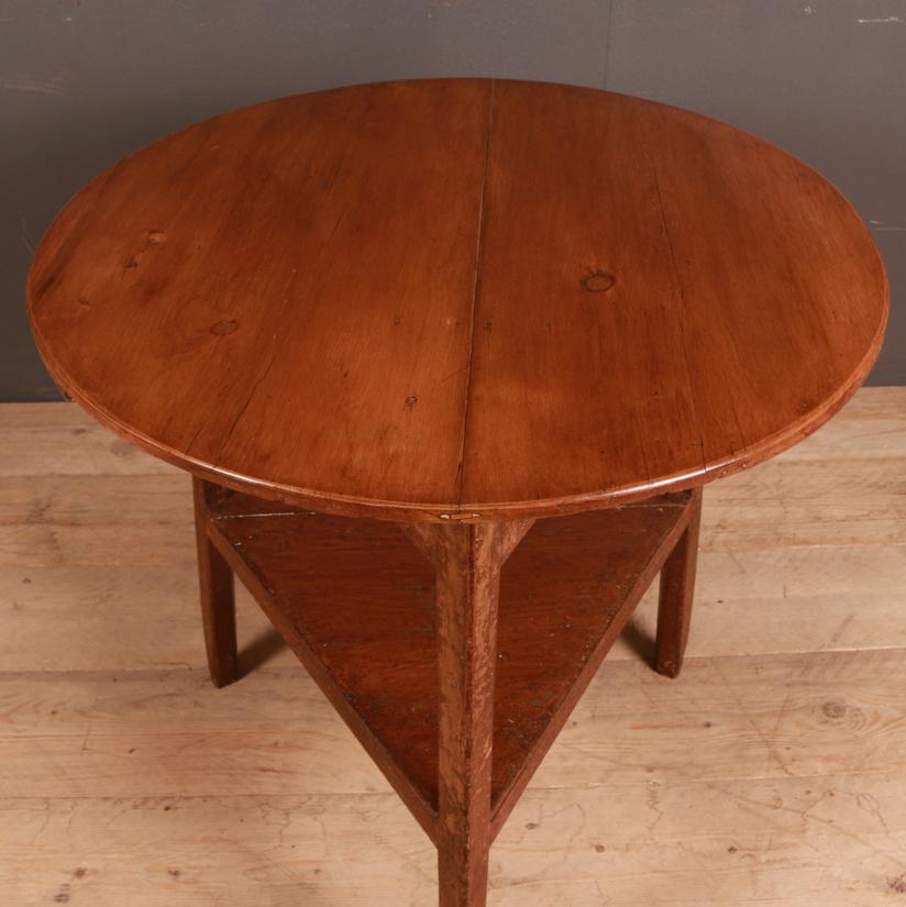 Antique Welsh original painted cricket table, 1840

Dimensions:
31 inches (79 cms) high
33 inches (84 cms) diameter.

 