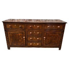 Welsh Dresser Base/Cabinet with Inlay Early 19th Century