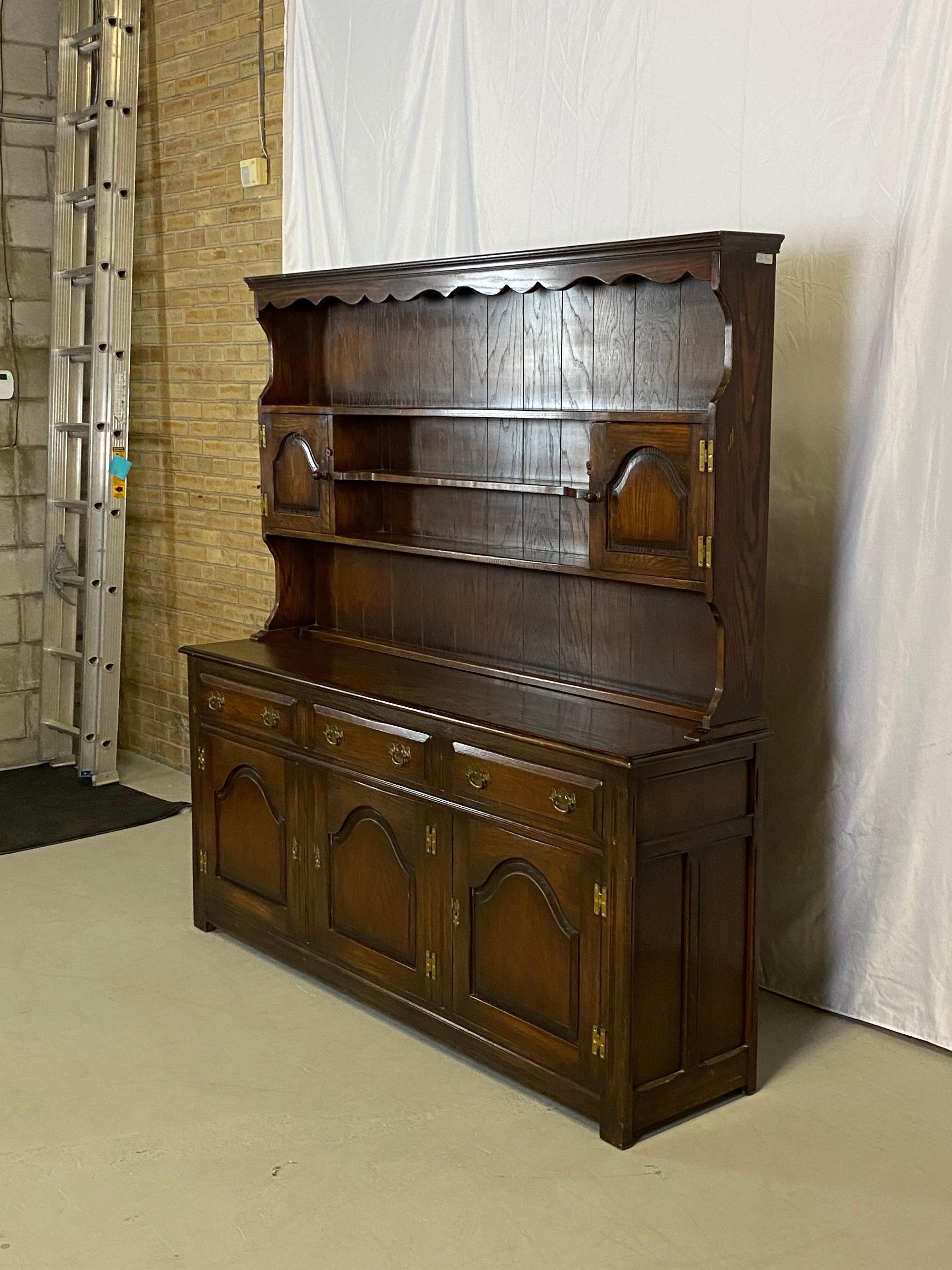 Welsh Dresser, English Oak, Traditional For Sale 8