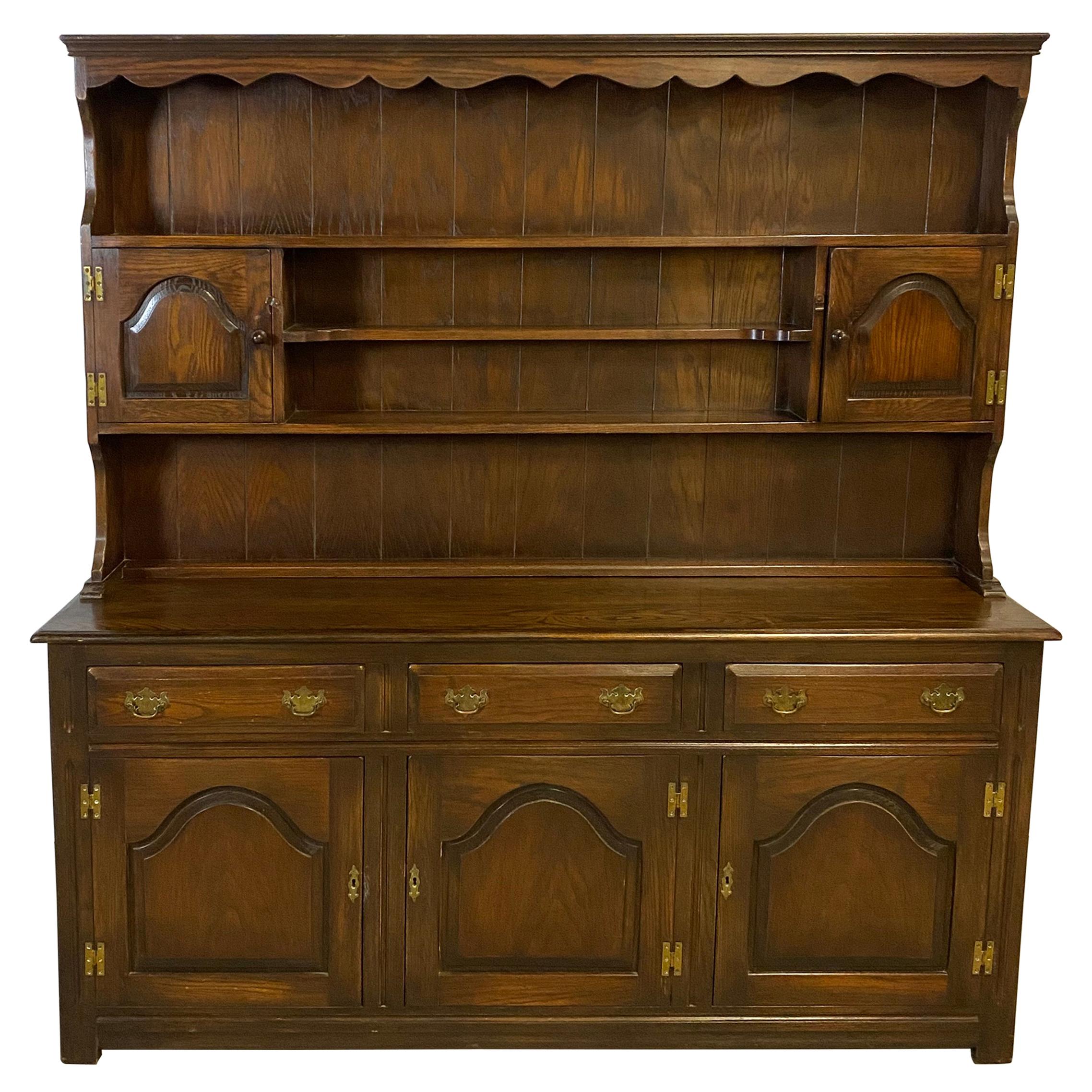 Welsh Dresser, English Oak, Traditional