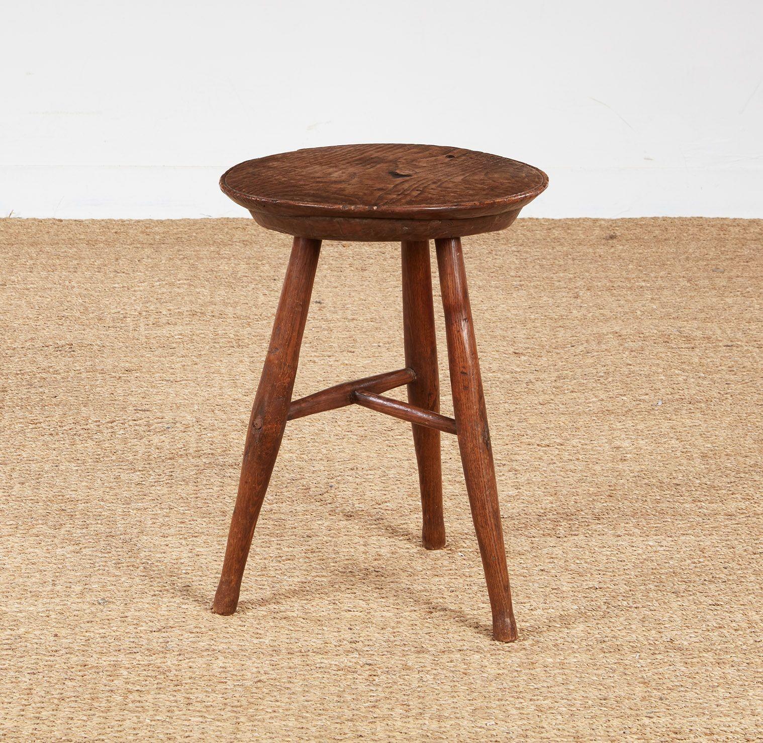 Welsh Elm Cricket Table For Sale 5