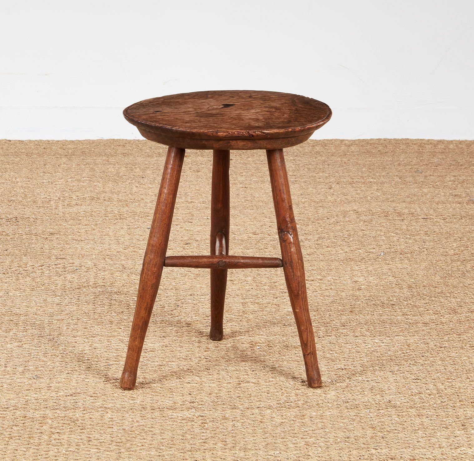 Welsh Elm Cricket Table For Sale 1