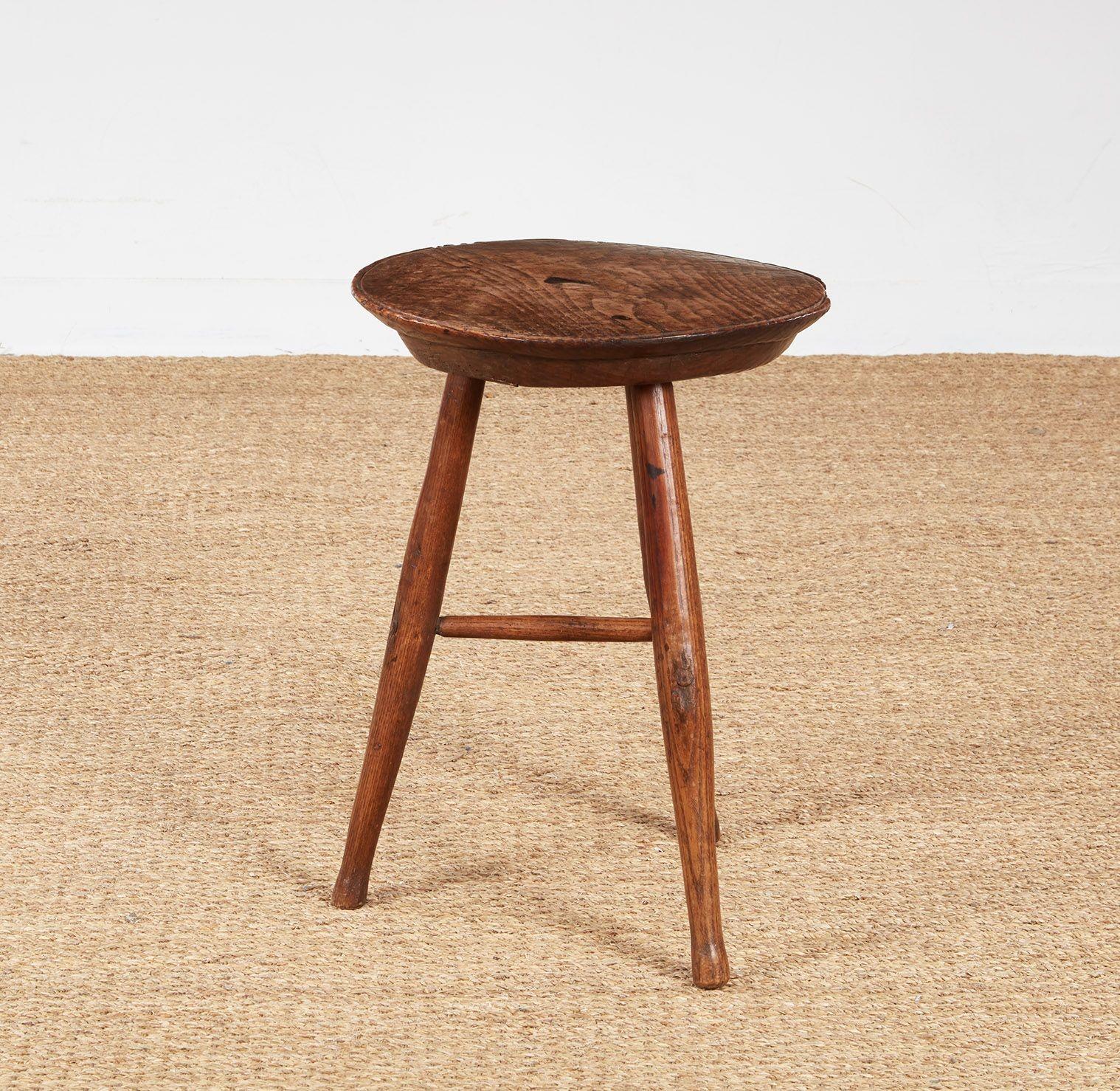 Welsh Elm Cricket Table For Sale 3