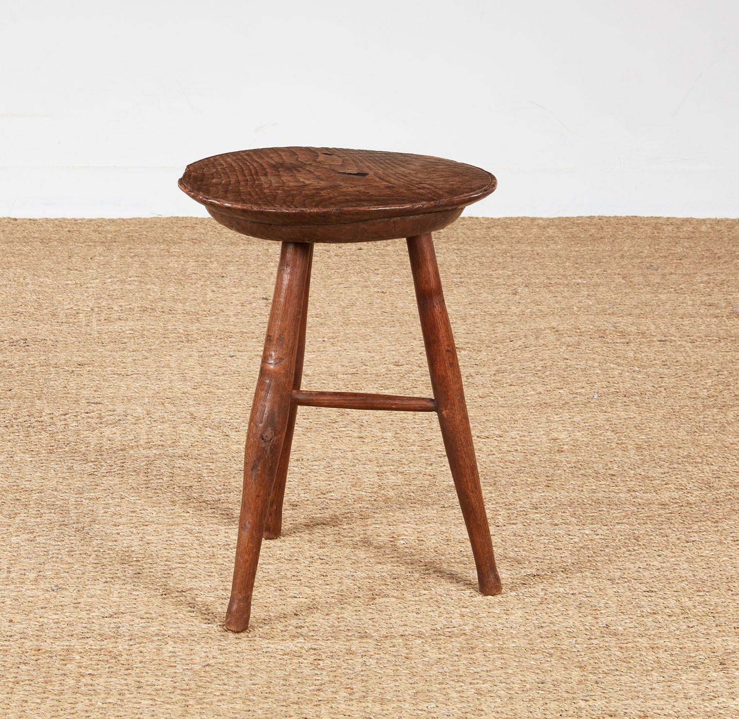 Welsh Elm Cricket Table For Sale 4