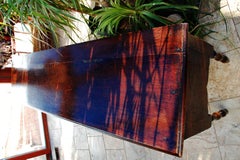 Welsh George II Period Oak Three Drawer Dresser with Turned Legs