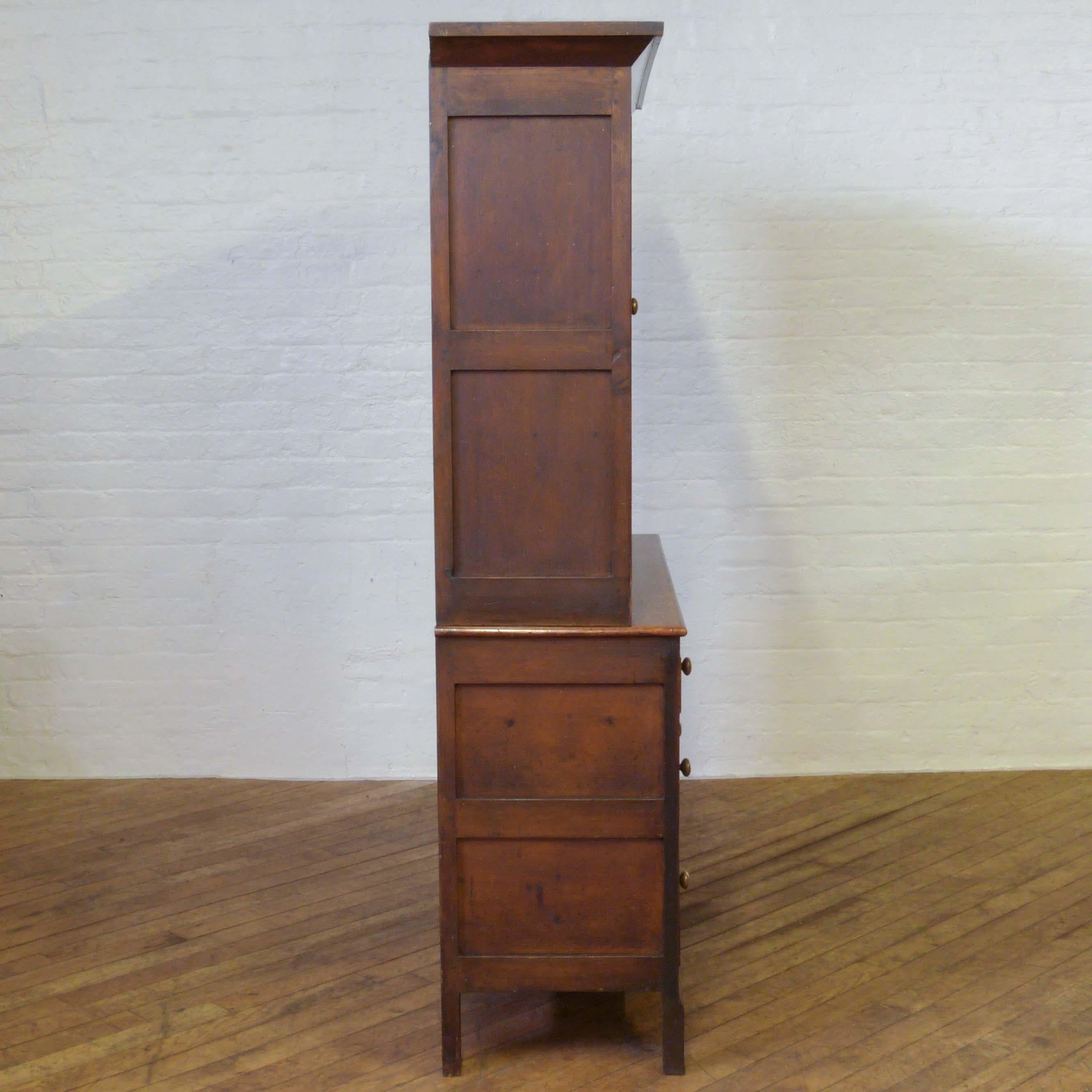 Welsh Oak and Mahogany Cupboard For Sale 4