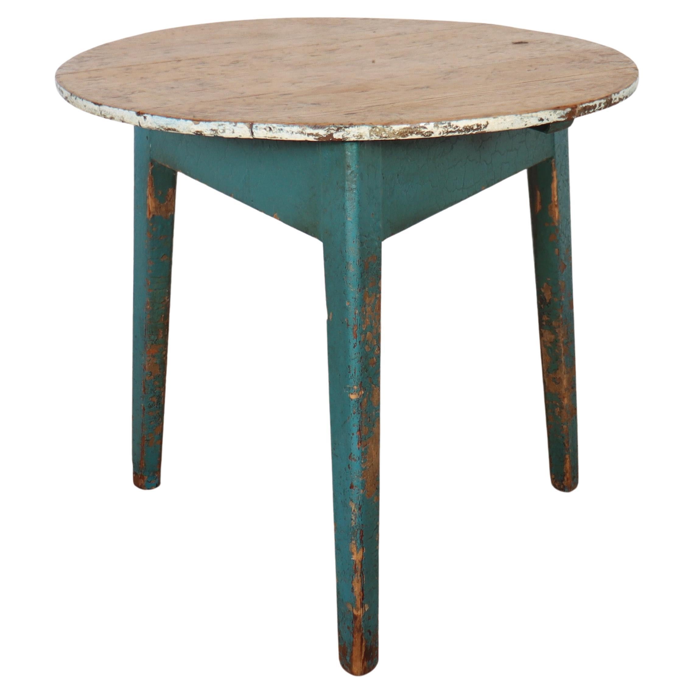 Welsh Original Painted Cricket Table For Sale
