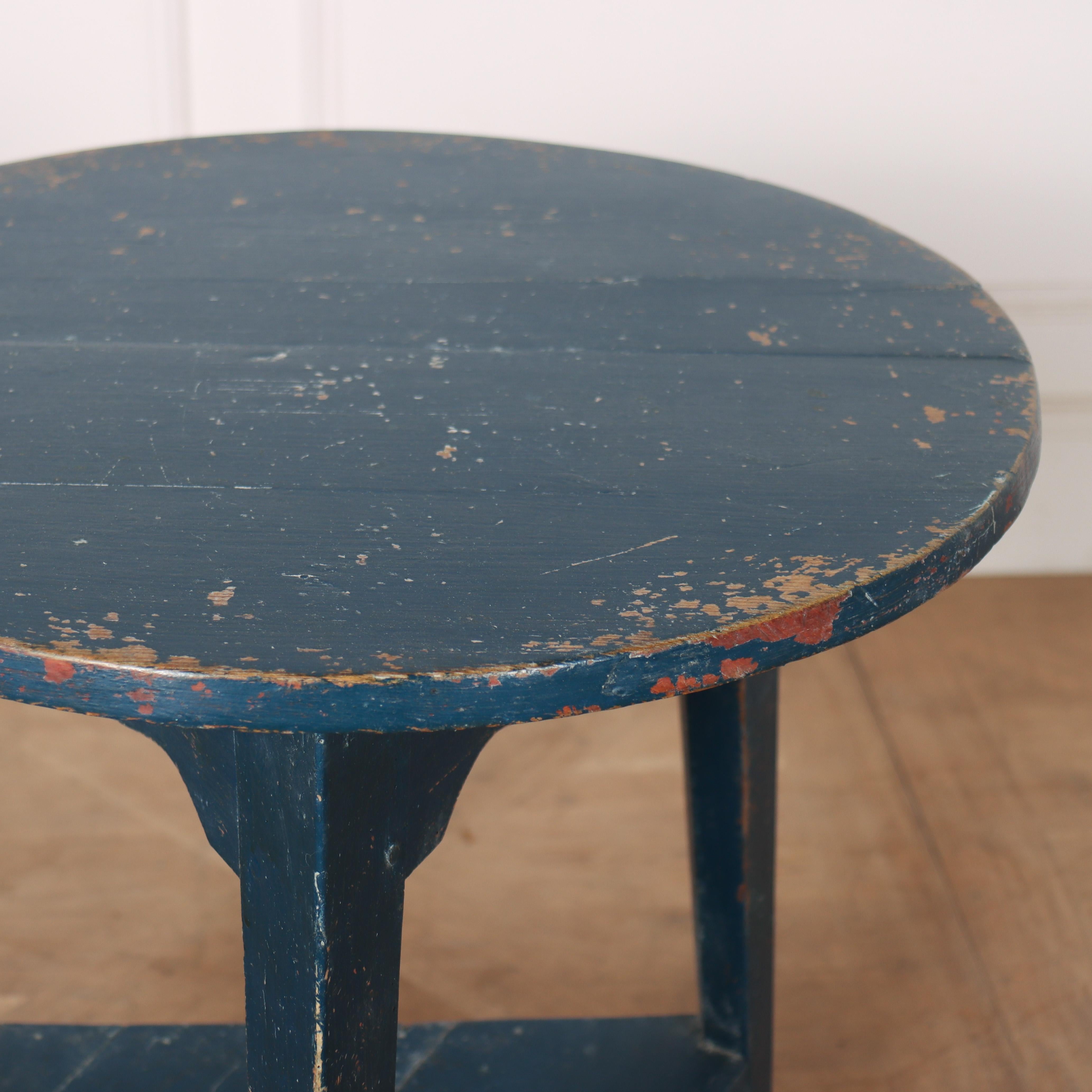 19th Century Welsh Painted Cricket Table