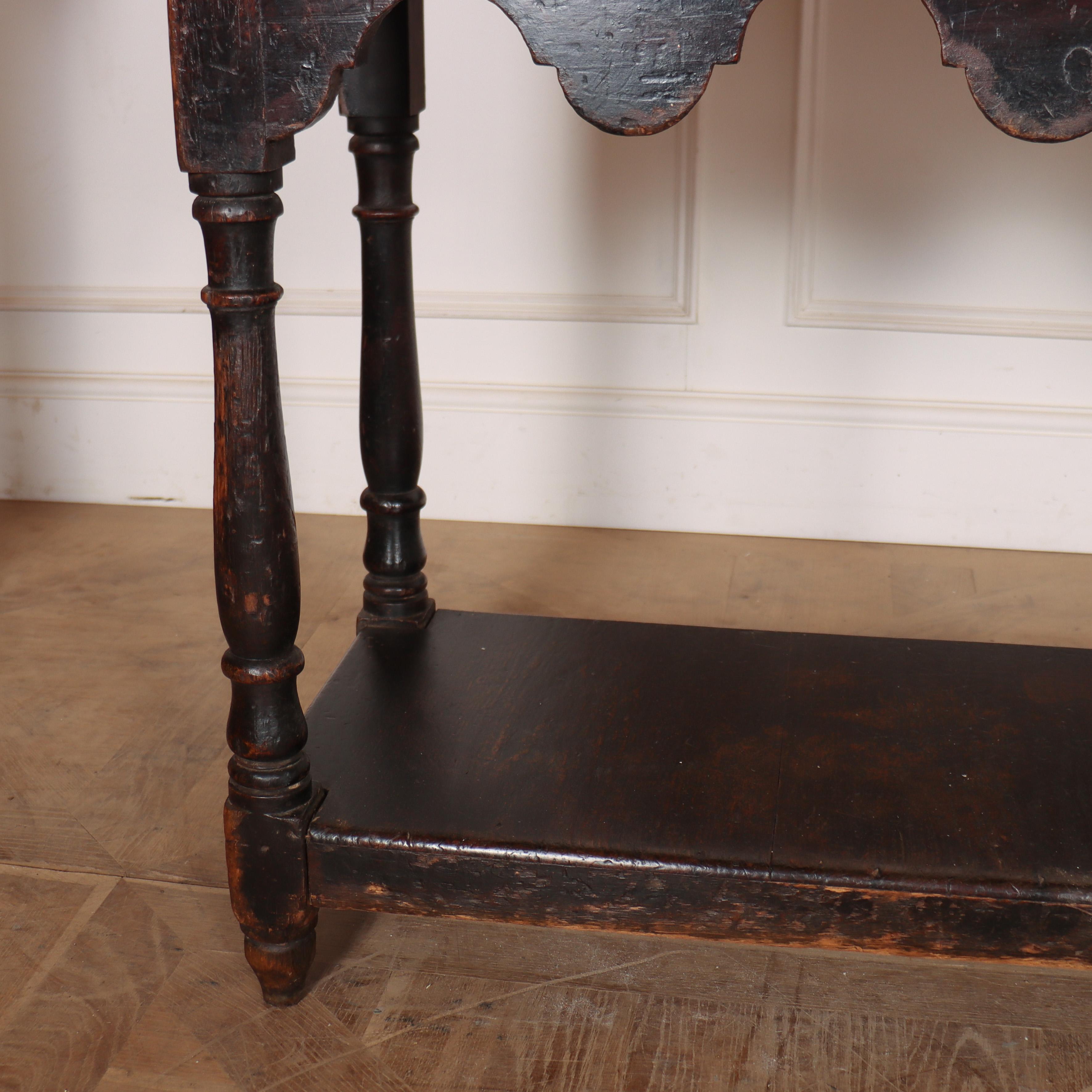 19th Century Welsh Painted Dresser Base
