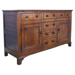 Welsh Period Country Oak Dresser Base